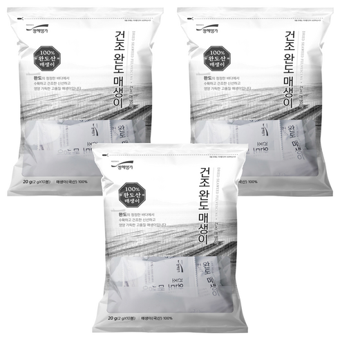 마켓밀러 건조 완도 매생이, 20g, 3개