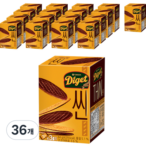 오리온 다이제씬 3p, 84g, 36개