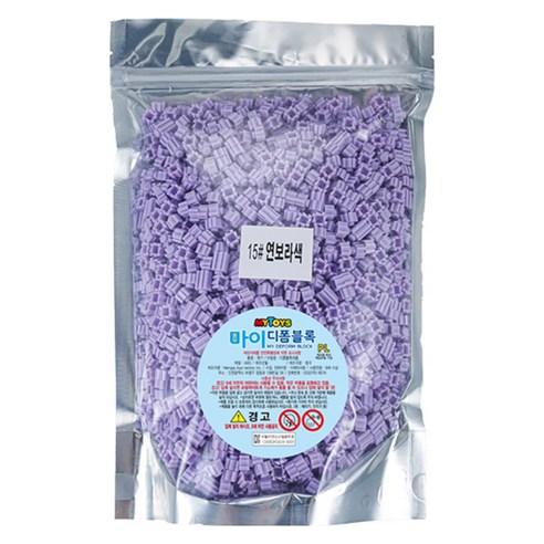 마이토이즈 마이 디폼블록 500g 리필팩, 연보라색, 1개