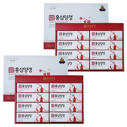 산내마을 홍삼양갱, 320g, 2개