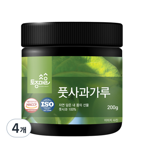 토종마을 HACCP인증 풋사과가루, 4개, 200g