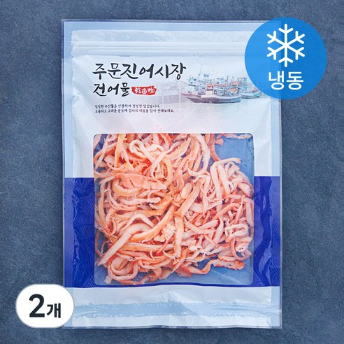 현복식품 홍진미 오징어채 (냉동), 150g, 2개