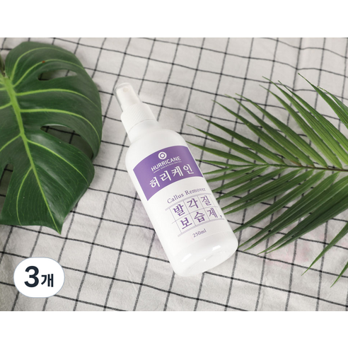 허리케인 발각질 보습제 250ml, 1개입, 3개