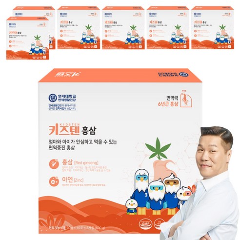 키즈텐 홍삼, 600g, 7개