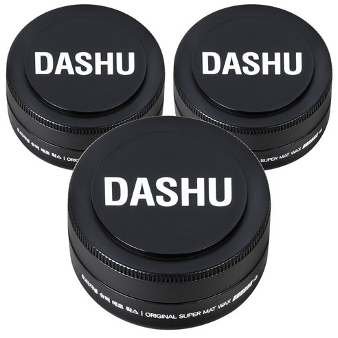 다슈 포 맨 프리미엄 오리지널 슈퍼 매트 왁스, 15ml, 3개