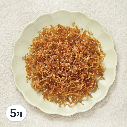 비움반찬 오징어실채볶음, 80g, 5개