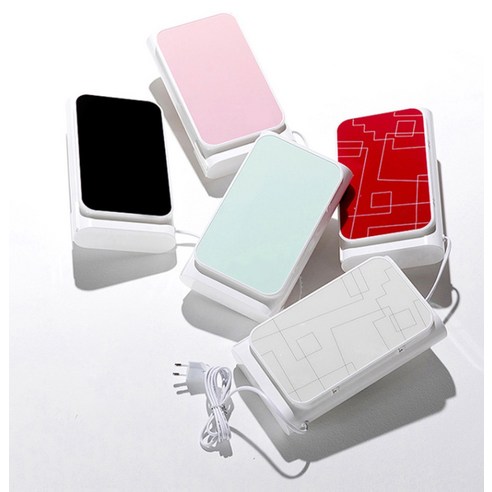 오투케어 거치형 칫솔 건조기 BS-7000S, 화이트 패턴