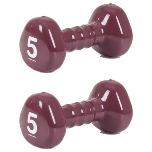 아이워너 삼각 PVC 아령, 5kg, 2개