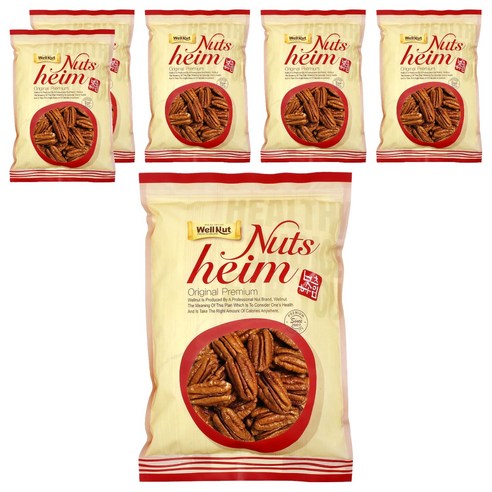 웰넛 자연두레 피칸, 200g, 6개