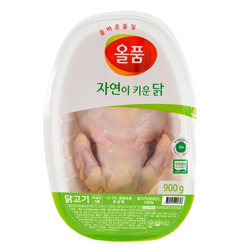 깨끗한 곳에서 건강하게 자란 올품 자연이 키운 닭