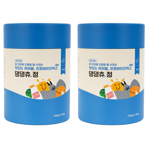 베터 반려동물 댕댕츄정 영양제 30p, 장건강/유산균, 2개