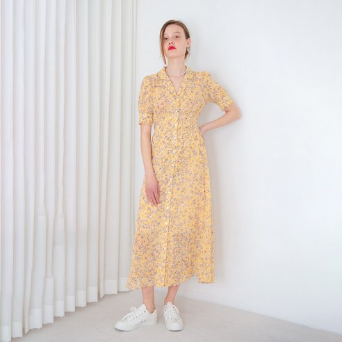 벰버 COLLAR DETAIL MAXI 원피스