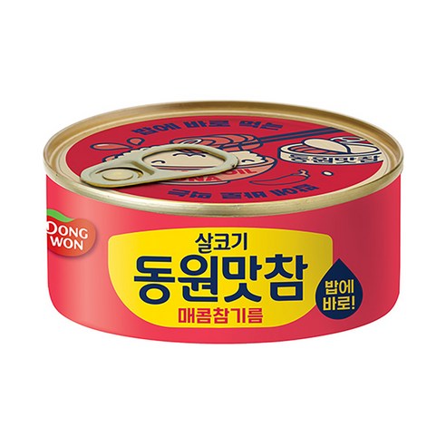 동원 살코기 동원맛참 매콤참기름 통조림, 135g, 1개
