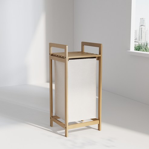 하비티 1단 대나무 빨래바구니, 일상 속 작은 변화 빨래바구니