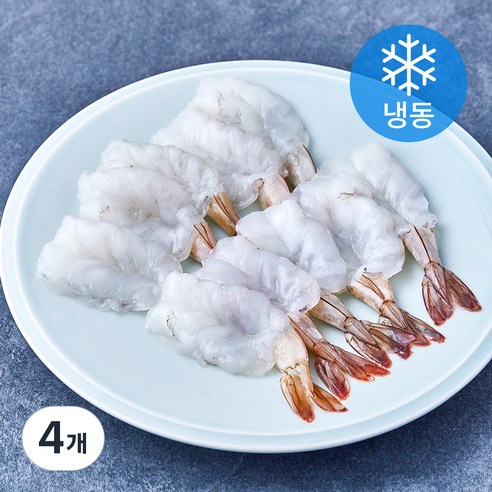 백미새우 초밥용 (냉동), 4개, 200g(20미)