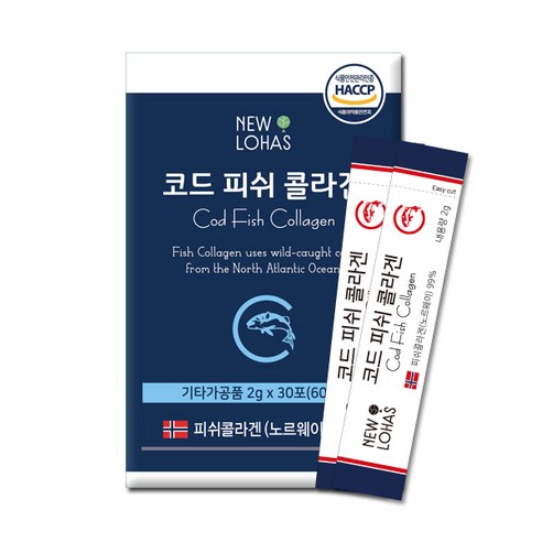 뉴로하스 코드 피쉬 콜라겐 스틱형 영양제, 60g, 1개