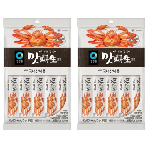 맛선생 해물 스틱, 80g, 2개
