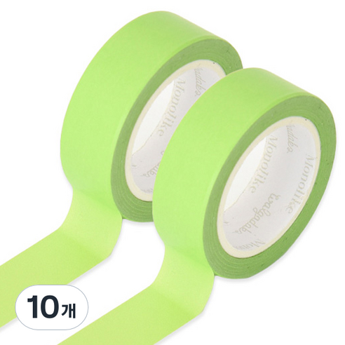 모노라이크 아르떼 마스킹 테이프, 558 Light green, 10개