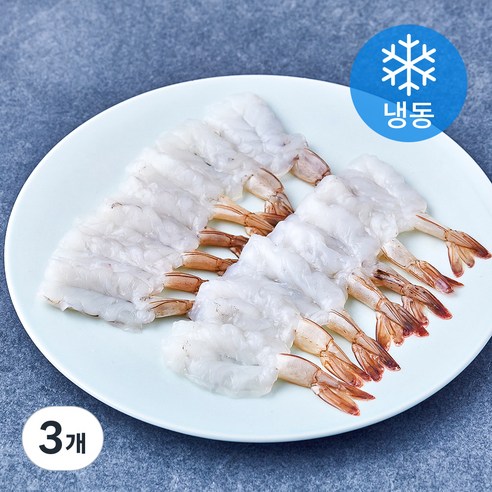 백미새우 초밥용 (냉동), 3개, 160g(10미)