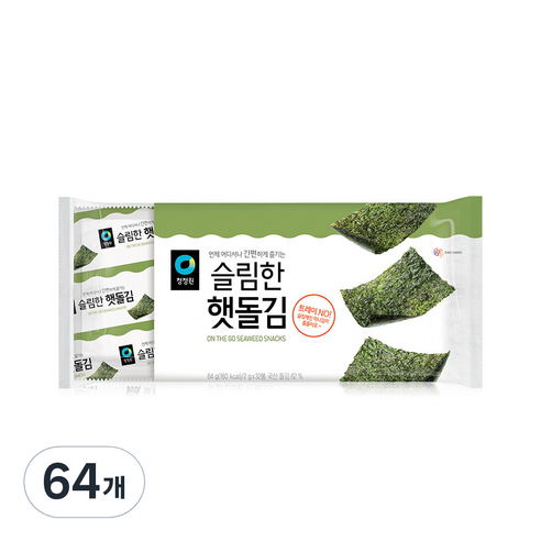 해외여행김치 청정원 슬림한 햇돌김, 2g, 64개 Best Top5