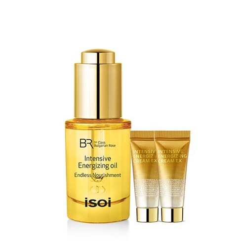 아이소이 불가리안 로즈 인텐시브 에너자이징 오일 15ml + 탄력크림 7ml x 2p, 1세트