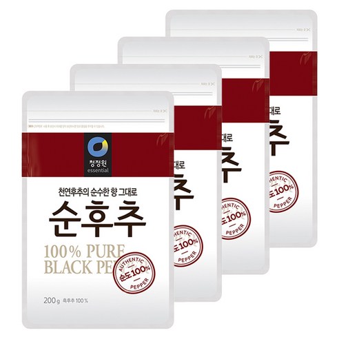 청정원 순후추, 200g, 4개