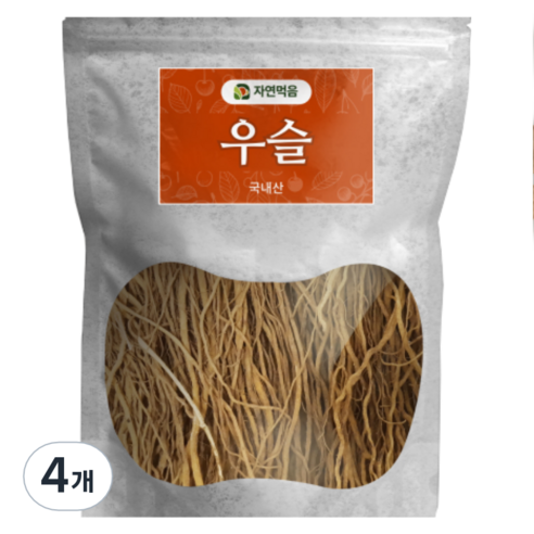 자연먹음 무첨가 우슬, 100g, 4개
