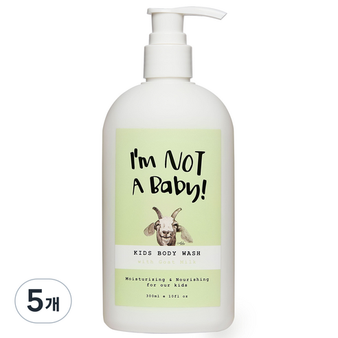 아임낫어베이비 키즈 바디워시, 300ml, 5개