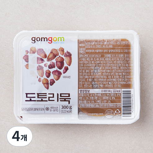 곰곰 도토리묵, 300g, 1개입, 4개