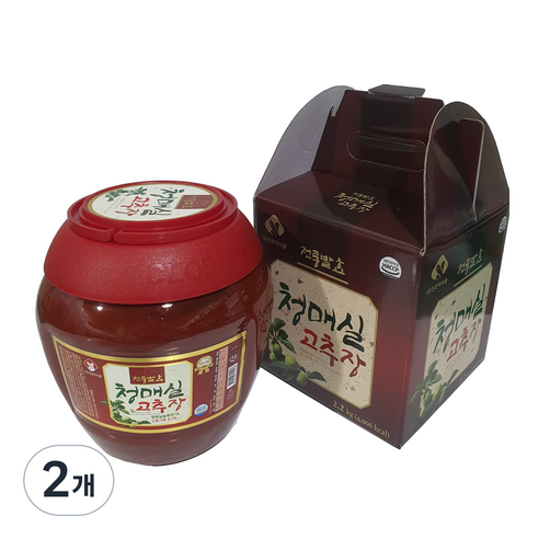 진조미 청매실 고추장, 2.2kg, 2개