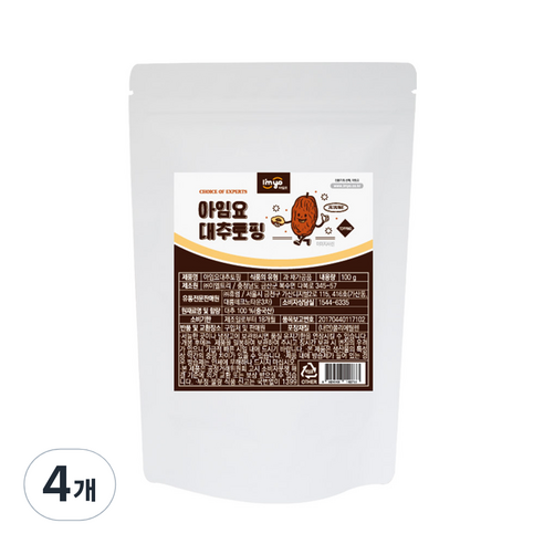 아임요 대추토핑, 4개, 100g