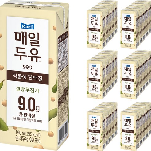 매일유업 매일두유 99.9, 190ml, 96개