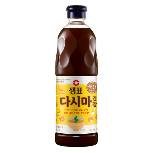 샘표 다시마 간장, 860ml, 1개