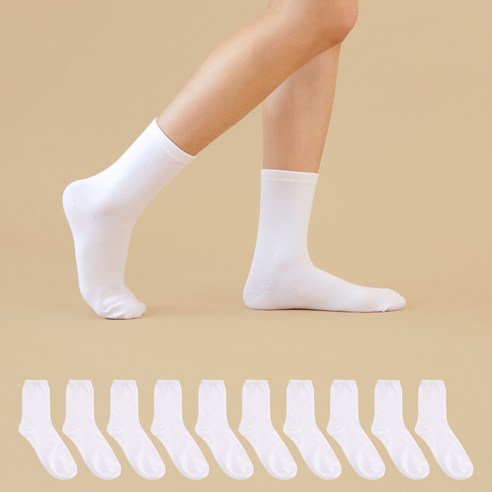 발끝까지 산뜻한 하루 가나양말 무지 중목양말의 마법