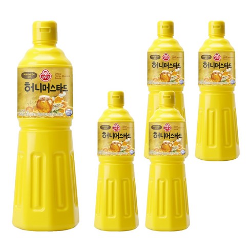 오뚜기 허니 머스타드, 1.05kg, 5개