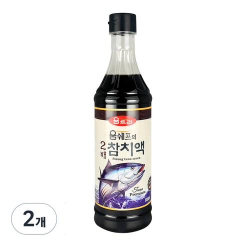 움트리 움쉐프의 2배참치액, 950g, 2개