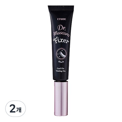 에뛰드 닥터 마스카라 픽서 6g, 2호 블랙, 2개