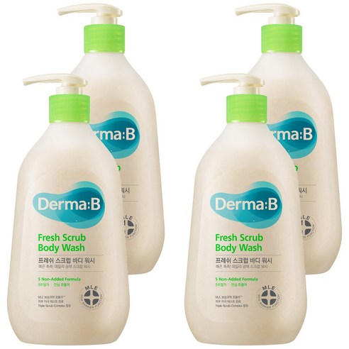 더마비 스크럽 바디워시, 4개, 420ml