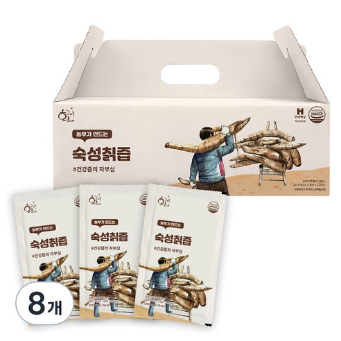 황금이네 국내산 숙성칡즙, 3L, 8개