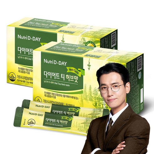 뉴트리디데이 다이어트 티 허브맛, 1.5g, 90개입, 2개