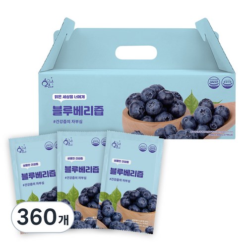 황금이네 블루베리즙, 70ml, 360개