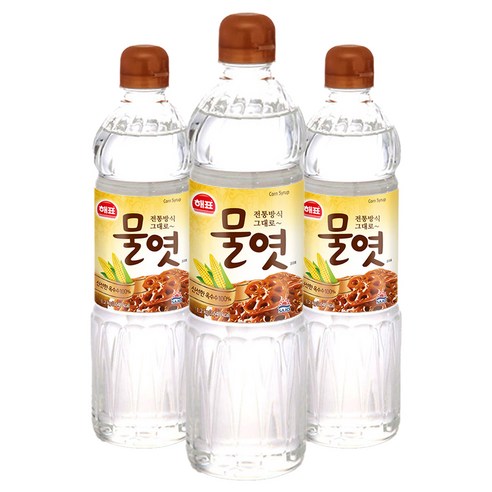 해표 물엿, 1.2kg, 3개