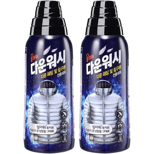 애경 다운워시 울샴푸, 800ml, 2개