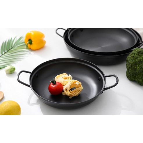 맛과 멋을 담아내는 주방의 필수템, Sisem 경질 낮은 전골 냄비