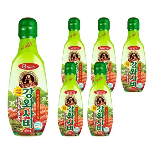 움트리 프리미엄 강와사비, 430g, 6개