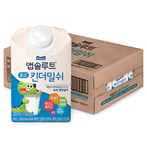 바쁜 아침이나 외출 전 든든함을 더하고 싶을 때 준비하기 좋은 유아우유 선택지입니다. - 1