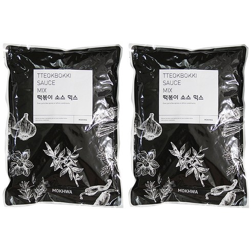 딜리셔스마켓 떡볶이 소스 믹스, 500g, 2개