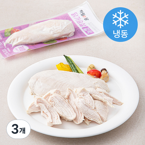 하림 하림이닭 닭가슴살 갈릭 (냉동), 100g, 3개