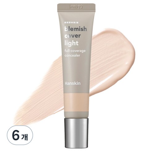 한스킨 블레미쉬 커버 내추럴 컨실러 12g, 라이트, 6개
