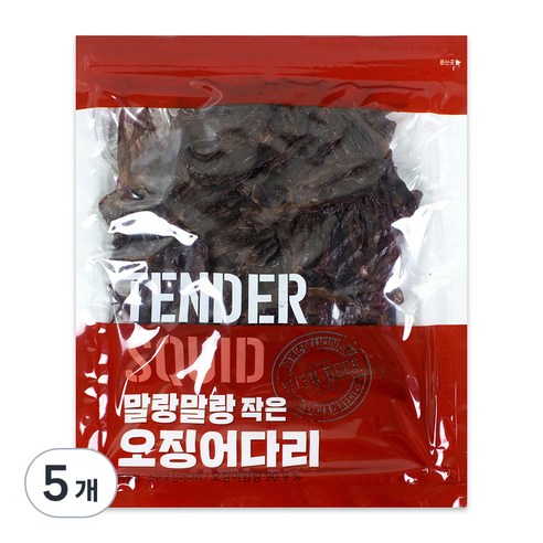 꼬마오징어 말랑말랑 작은 오징어다리, 150g, 5개